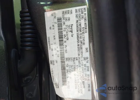 2016 Ford Focus Se из США, поврежденный, VIN 1FADP3F2XGL343680